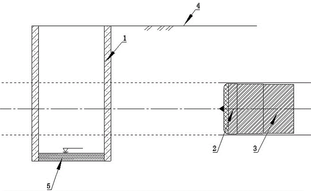 Shield ground compartment opening method