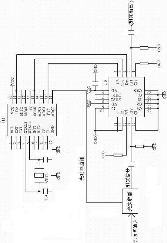 Optical AGC control circuit and attenuation value acquisition method thereof