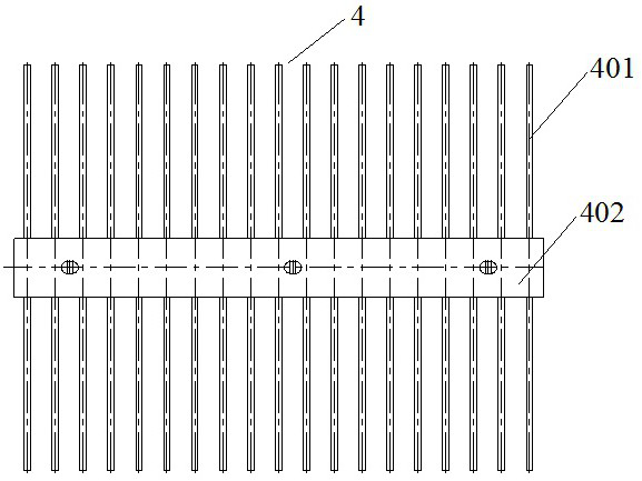 Composite screen and material screening method