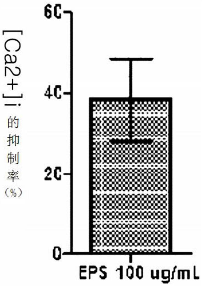 Composition for calming nerves containing exopolysaccharide produced by cereus cerevisiae as an active ingredient