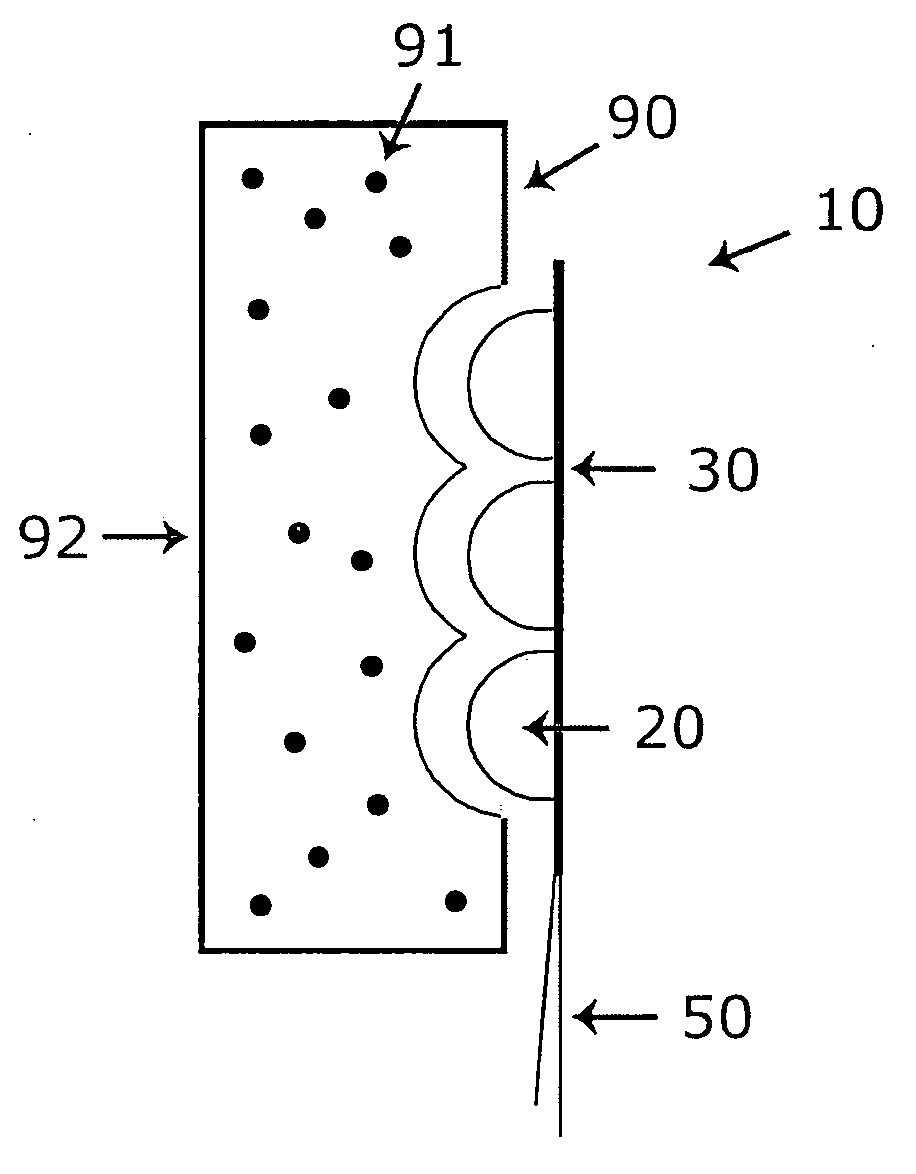 Diffuser for LED light sources