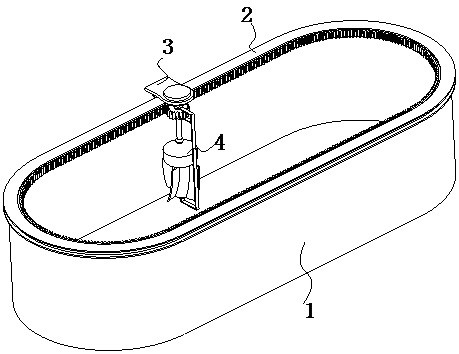 A device for stabilizing electrophoresis buffer for auto parts