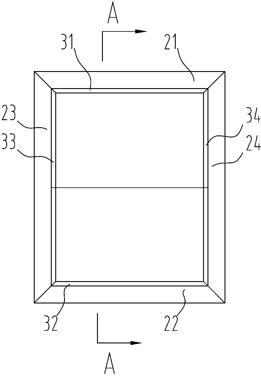 Picture frame convenient to disassemble, assemble and transport