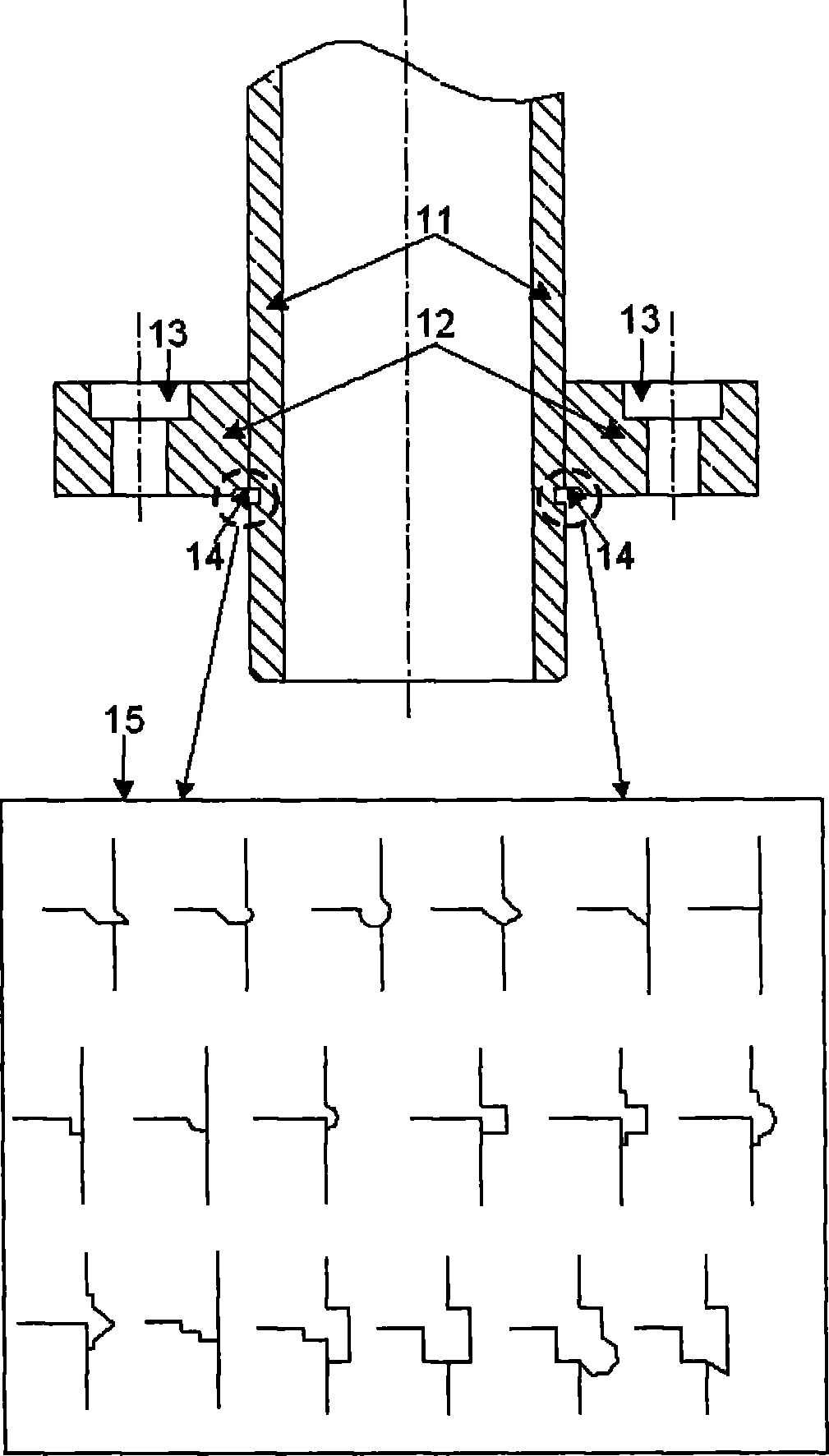 A manufacturing method of flange type linear bushing by laser and linear bushing manufactured by the above method