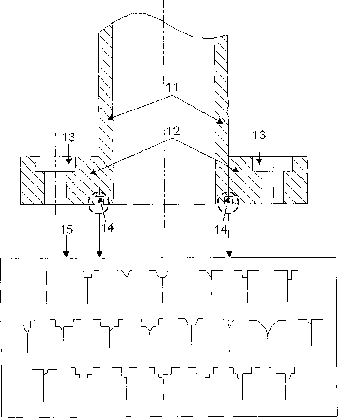 A manufacturing method of flange type linear bushing by laser and linear bushing manufactured by the above method