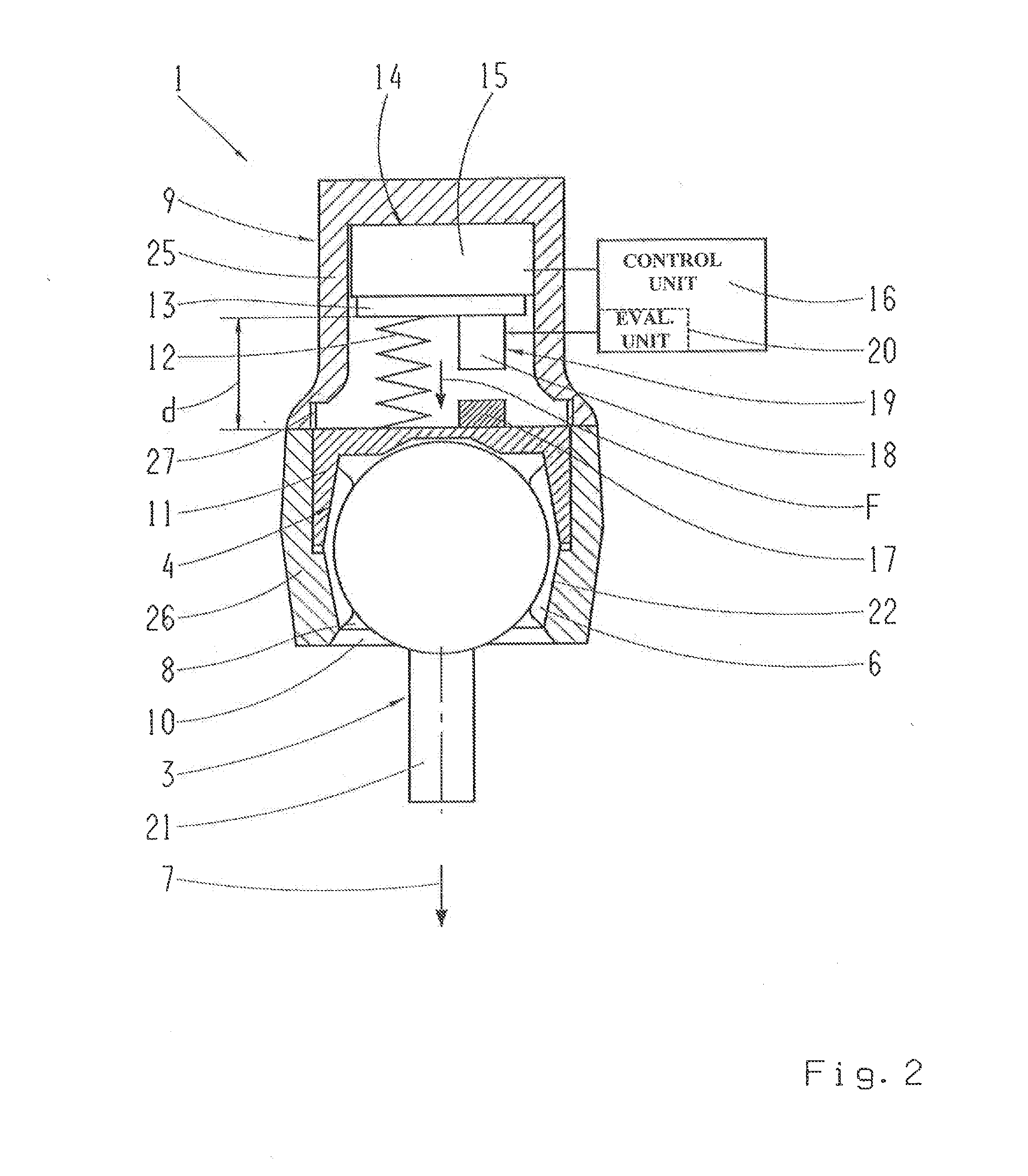 Ball and socket joint for a vehicle