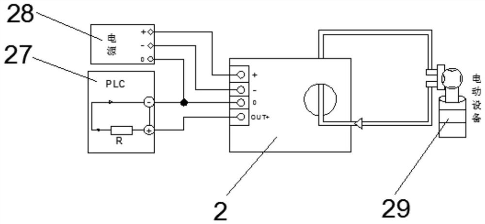 A current sensor testing device