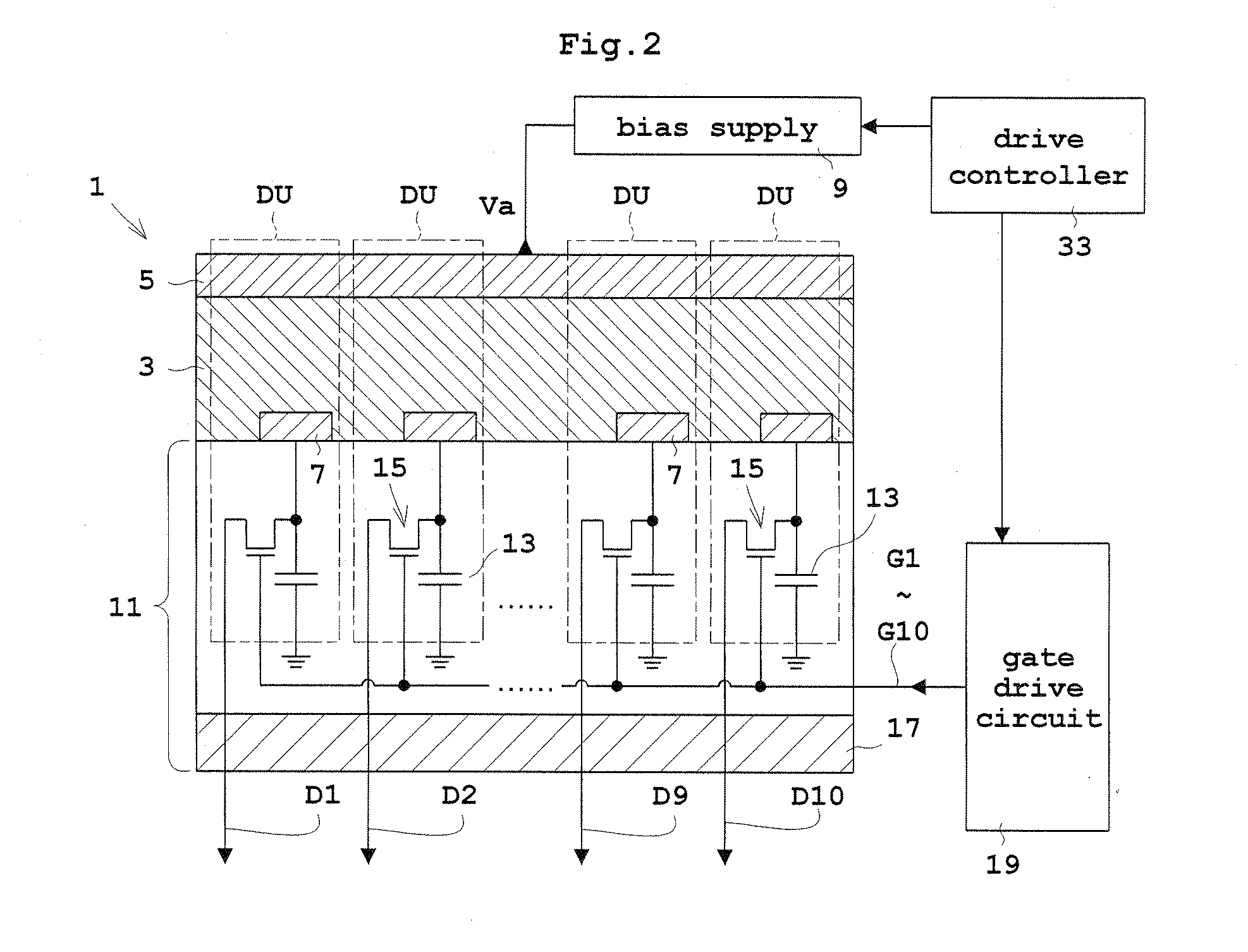 Radiation detector and radiographic apparatus