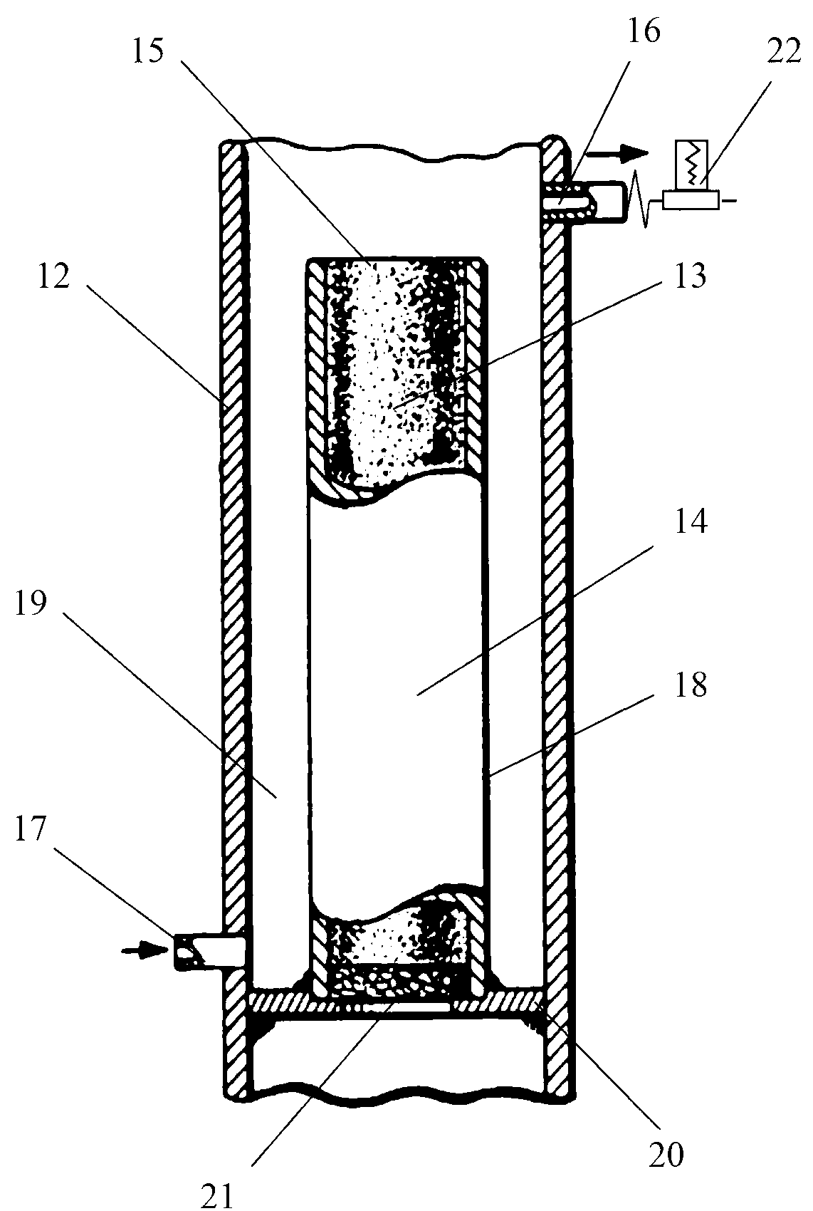 Gas chromatograph with oil-gas separation function and gas chromatography process for determination of trace moisture in insulating oil