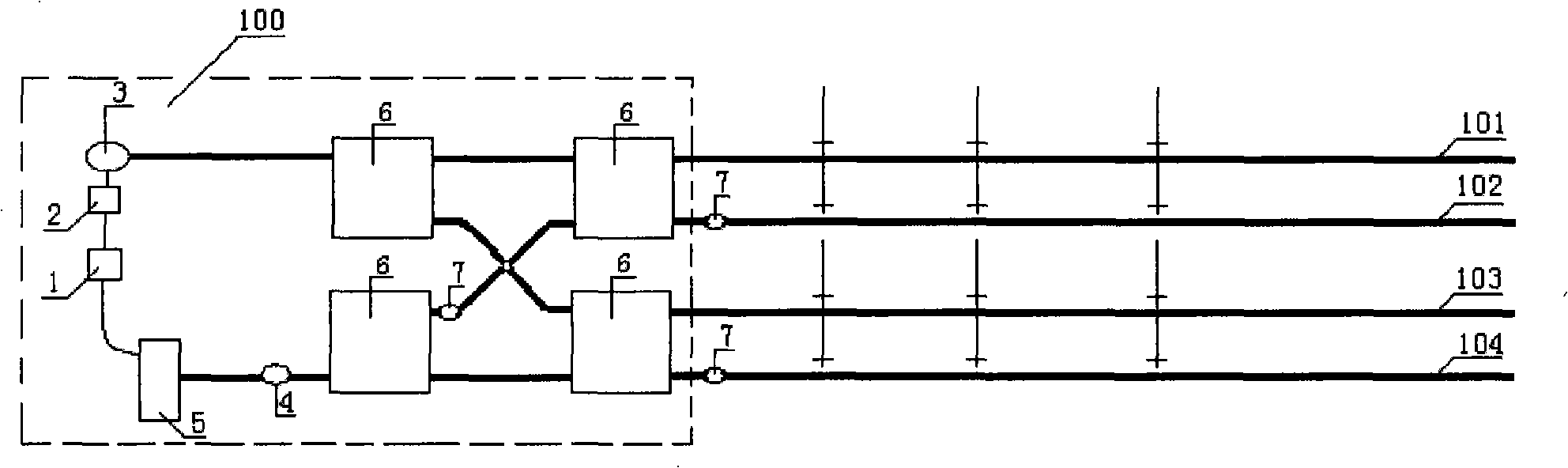 All-sensing interference -type light time domain reflectometer