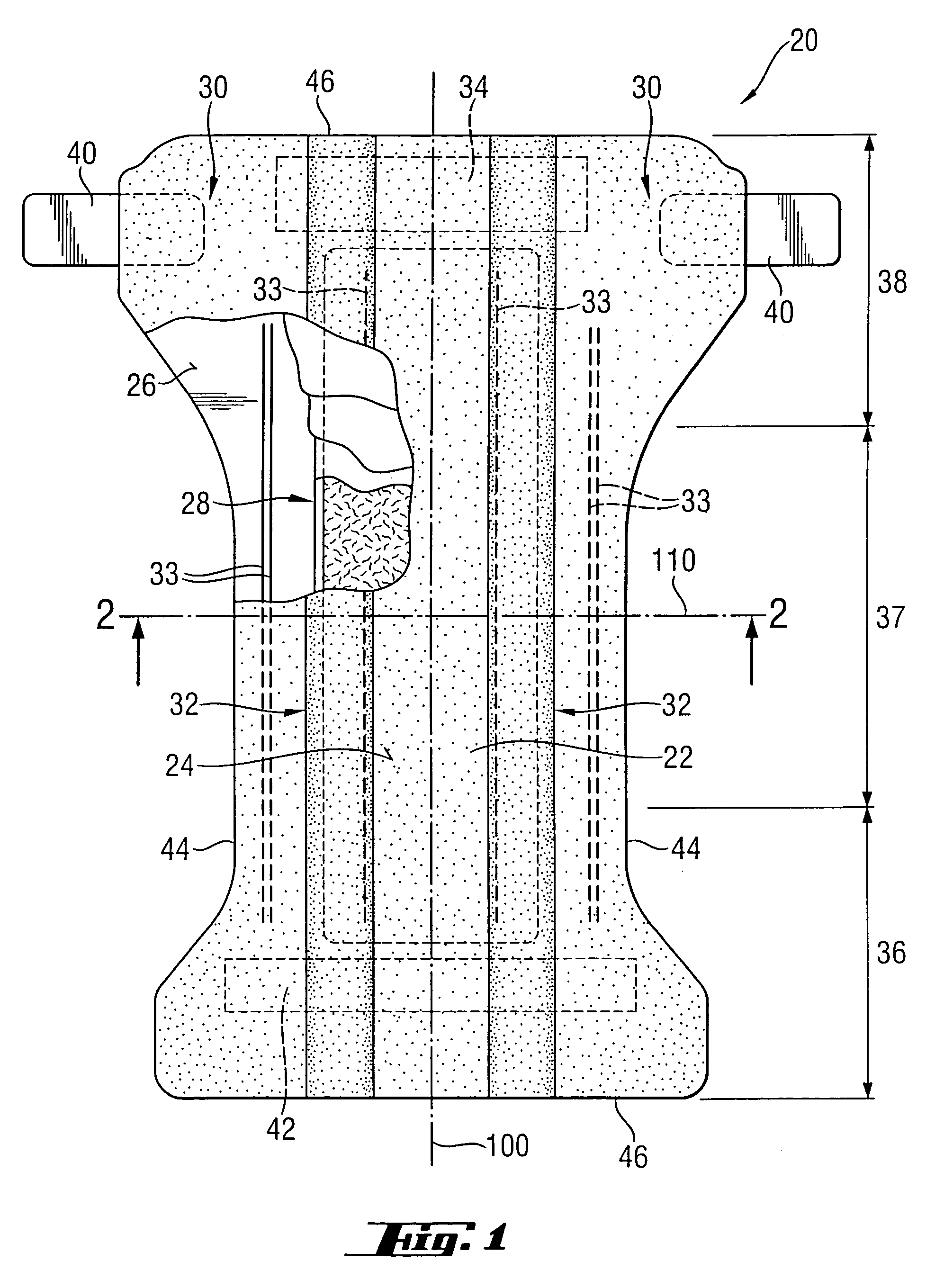 Diaper providing temperature insensitive liquid handling