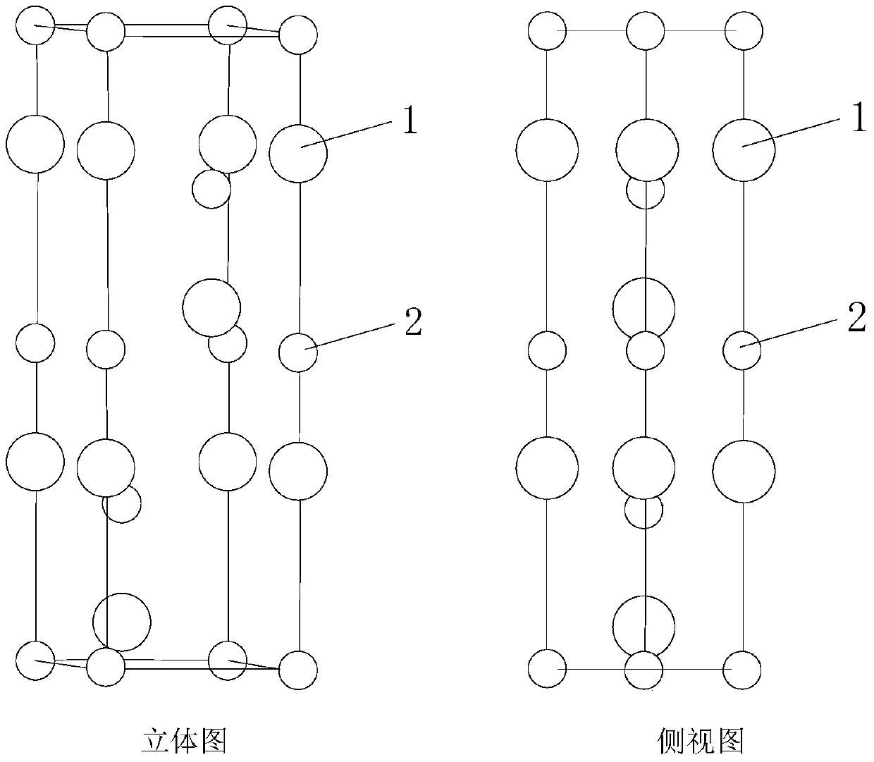 A three-dimensional atomic structure model of 4h-sic material with 8° off-angle and its construction method and application