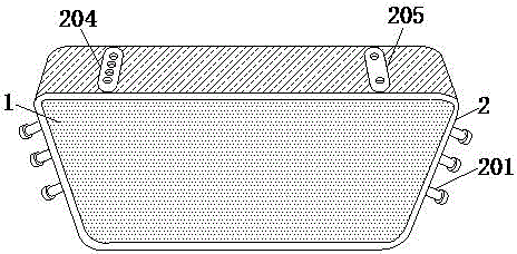 Fixing frame for portable speaker