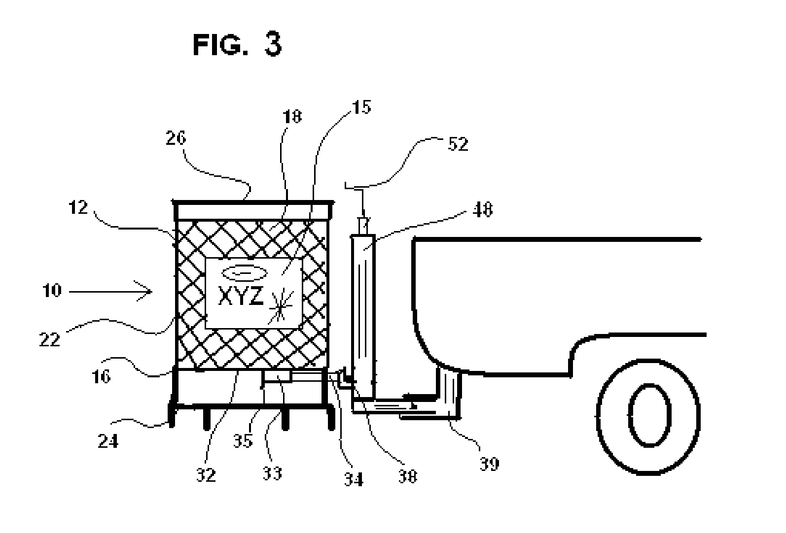 Shopping cart modified for vehicle transport