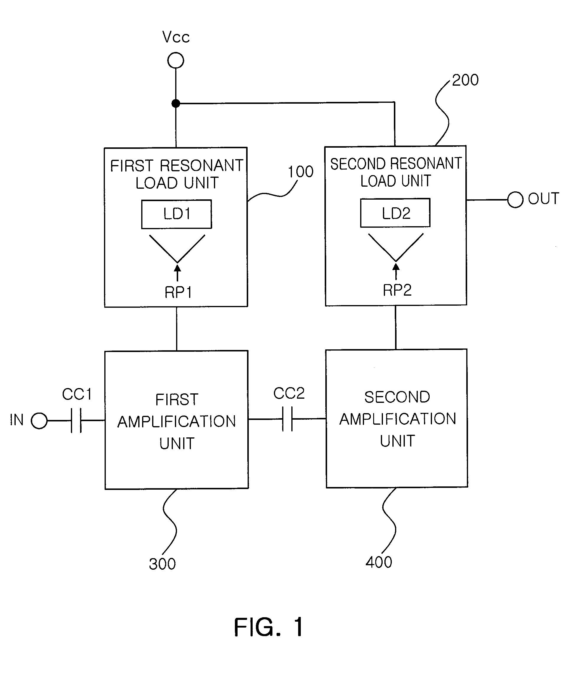 Wide-band amplifier circuit with improved gain flatness