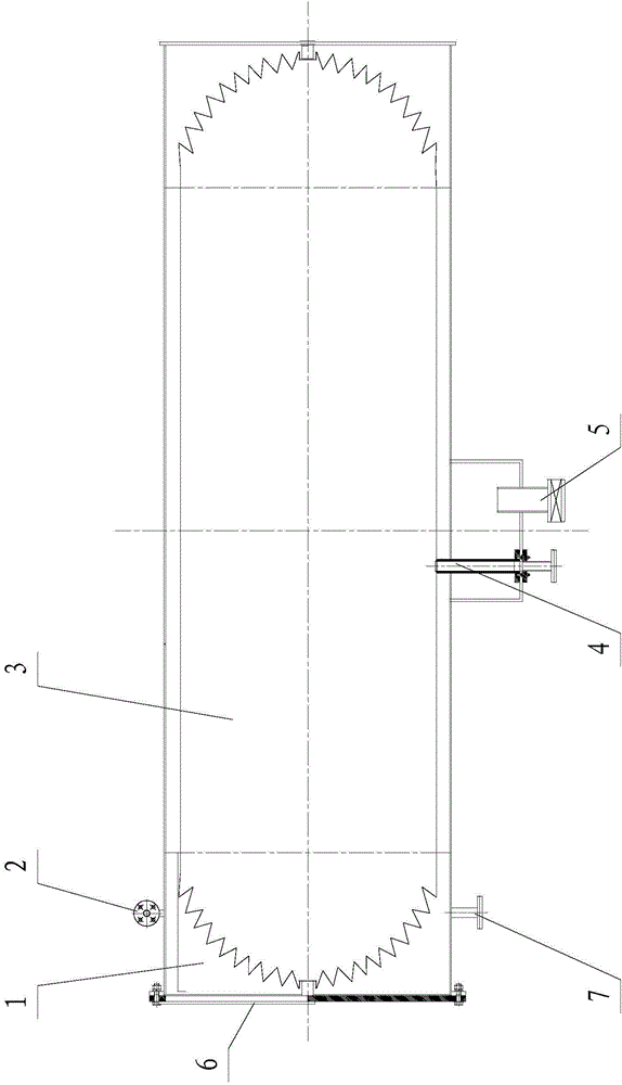 External oil type metal corrugated expansion oil conservator