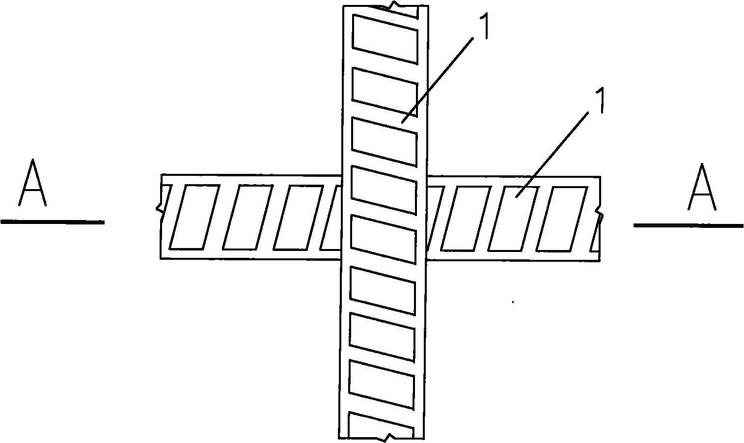 Construction method for modifying conventional structural slab into subway bed foundation