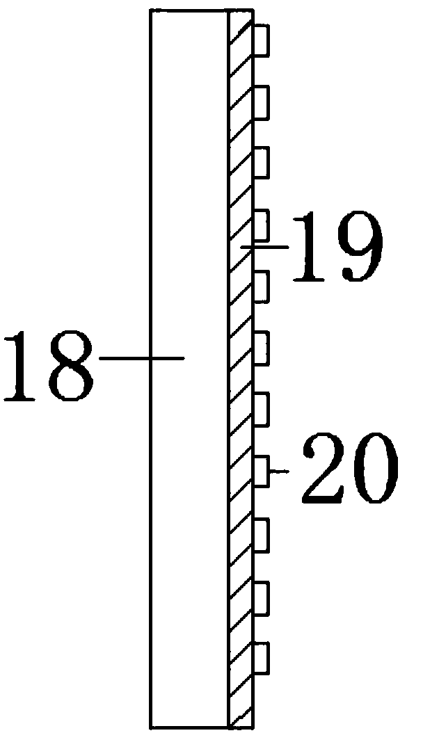 Adjustable logistic turnover box separating device