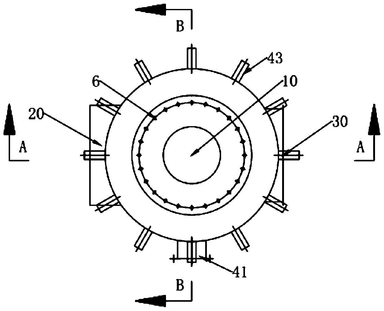 Secondary combustion chamber for hazardous waste incineration disposal