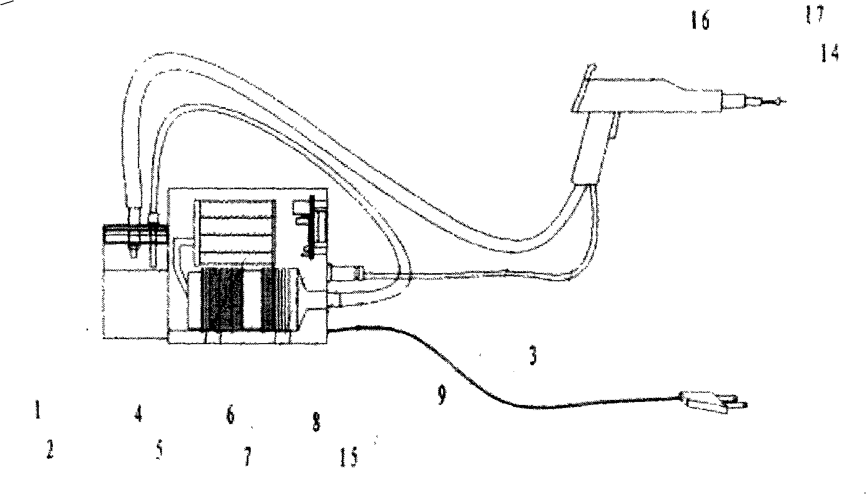 Portable electrodusting device