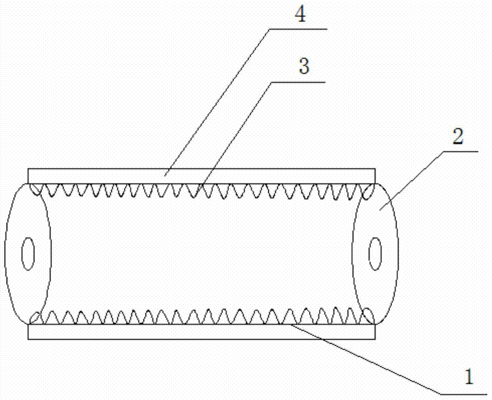 A method for reducing metal dust in wire drawing process of electric wire and cable