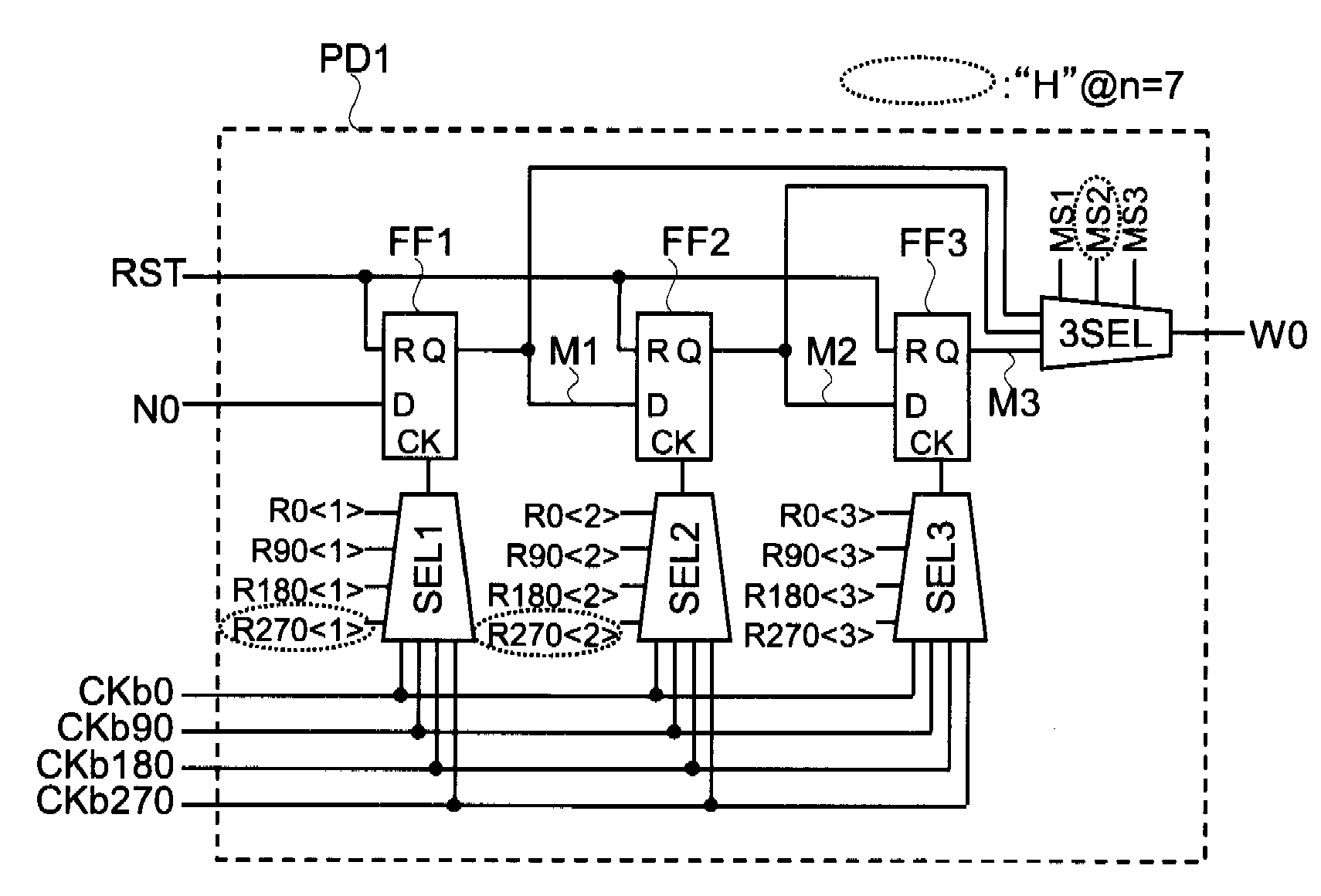 Timing control circuit and semiconductor storage device