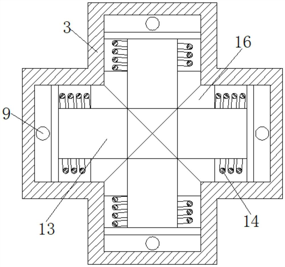 Industrial triple-effect salt-containing wastewater evaporating crystallizer and pressure balancing method