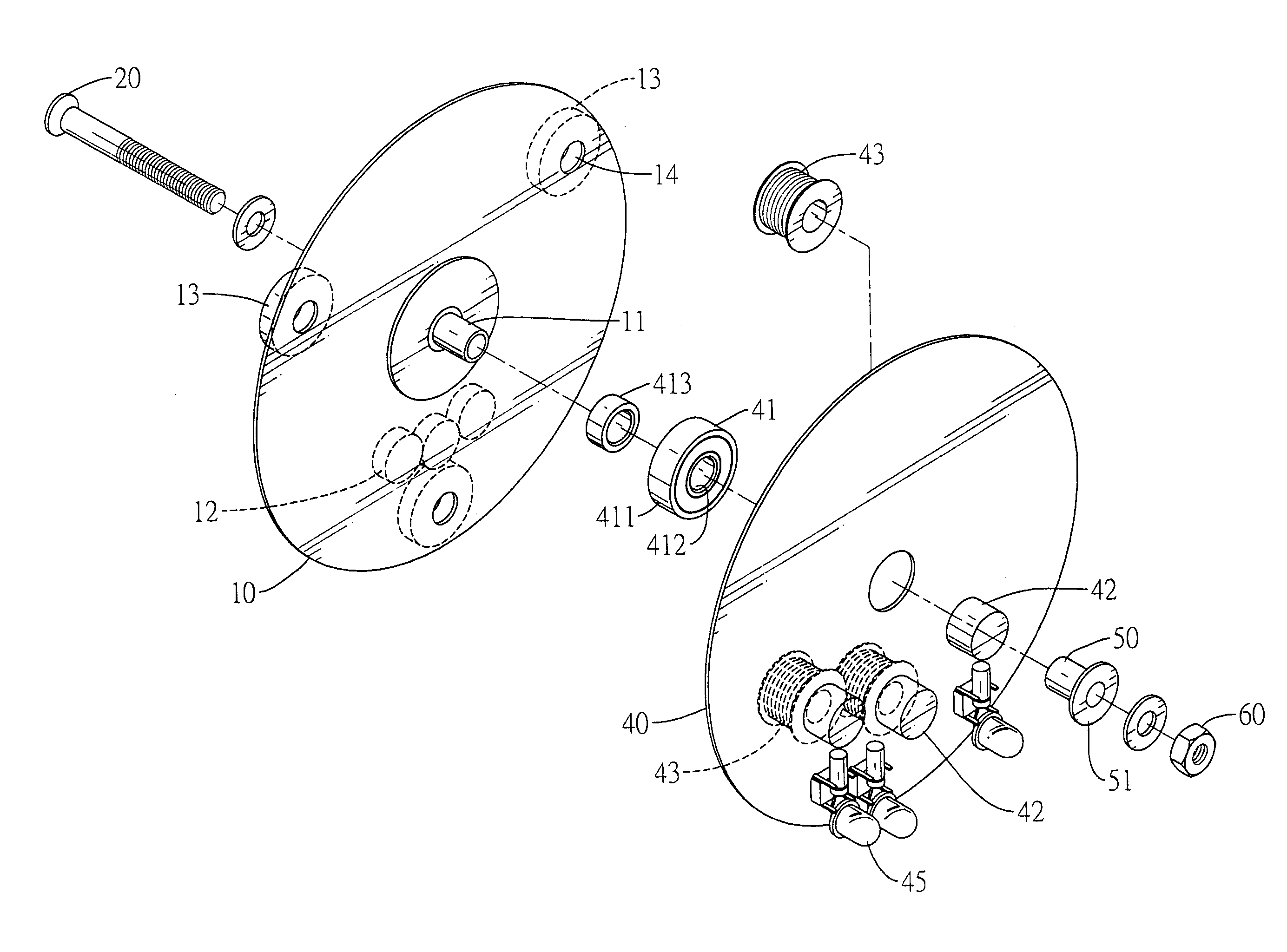 Self-sufficient energy lighting device