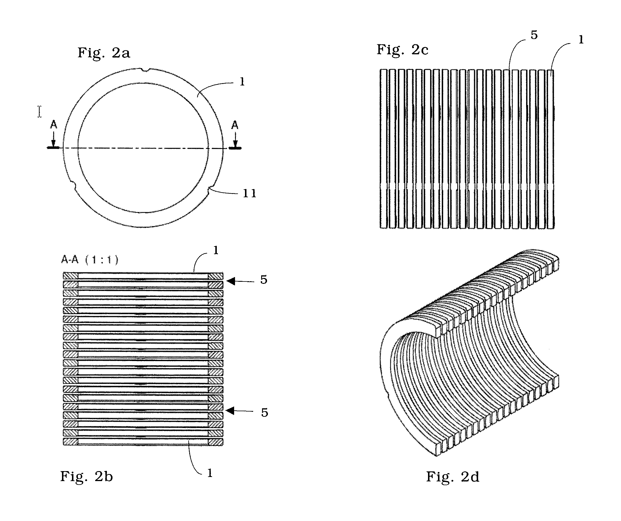 Separating device for removing sand and rock particles