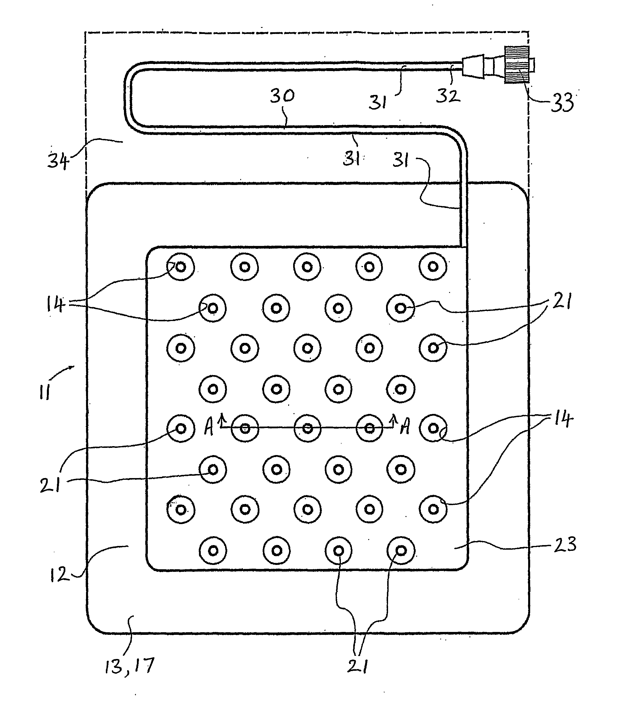 Hyperbaric dressing and method