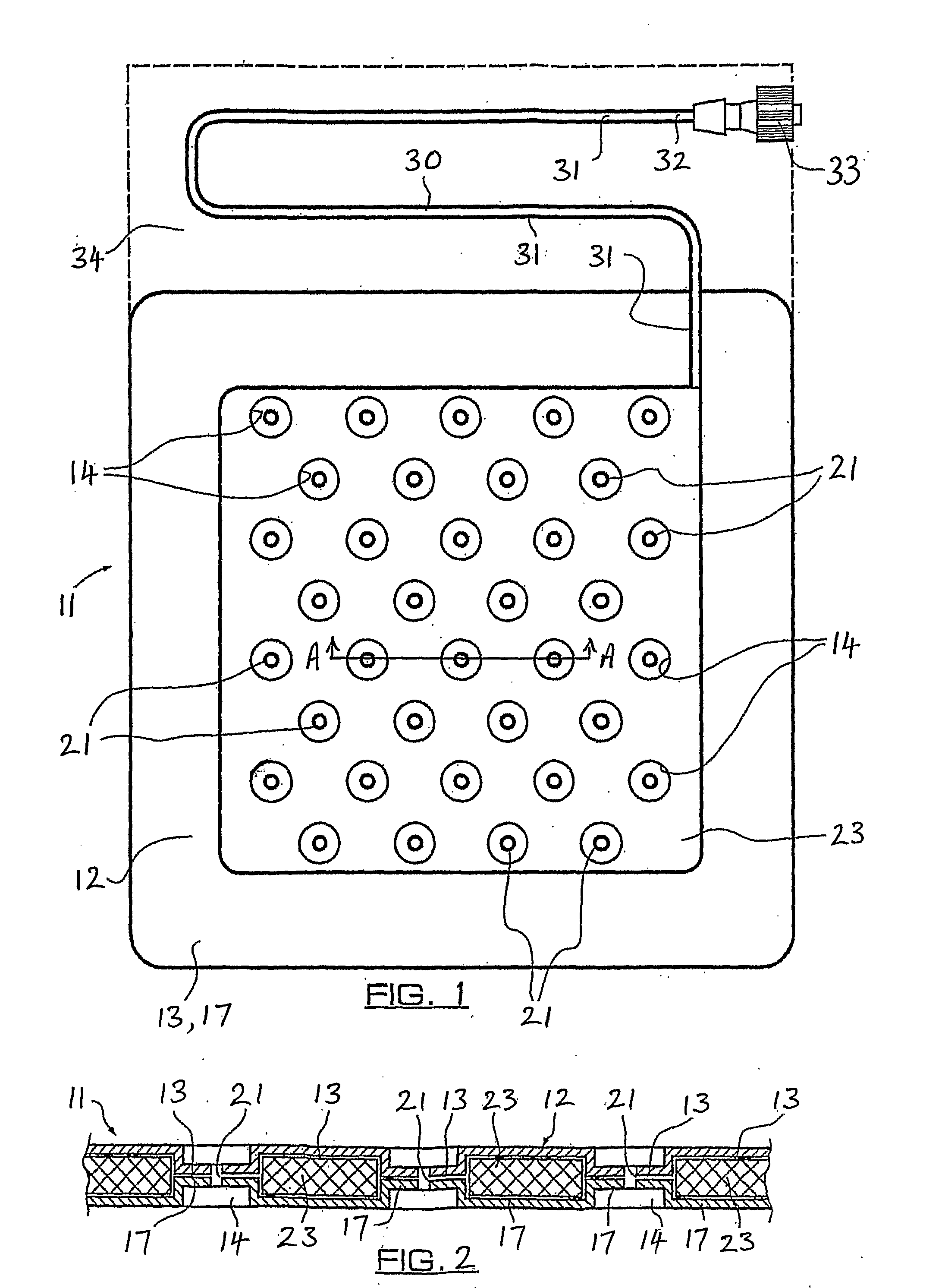 Hyperbaric dressing and method