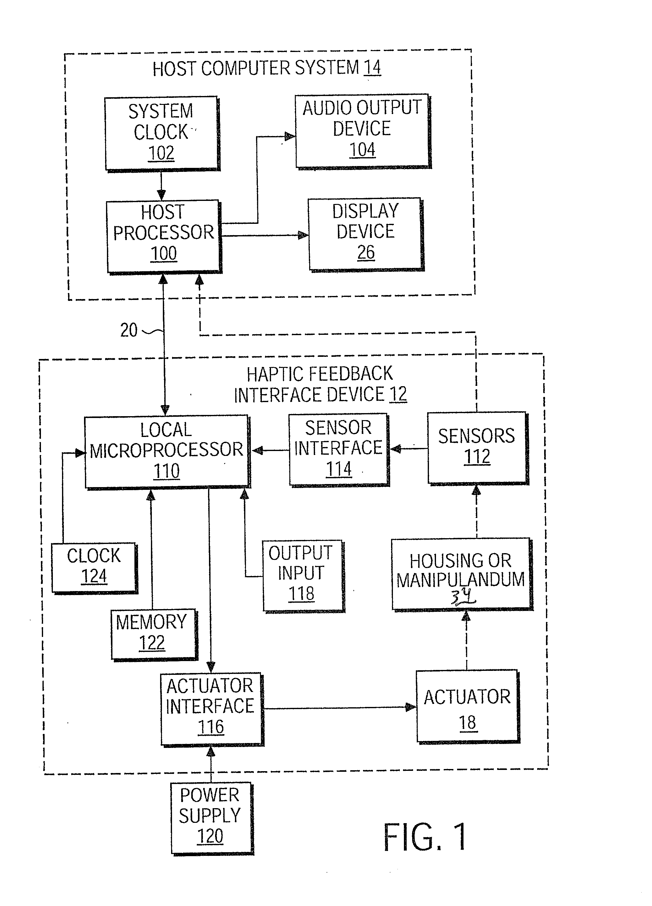 Actuator thermal protection in haptic feedback devices