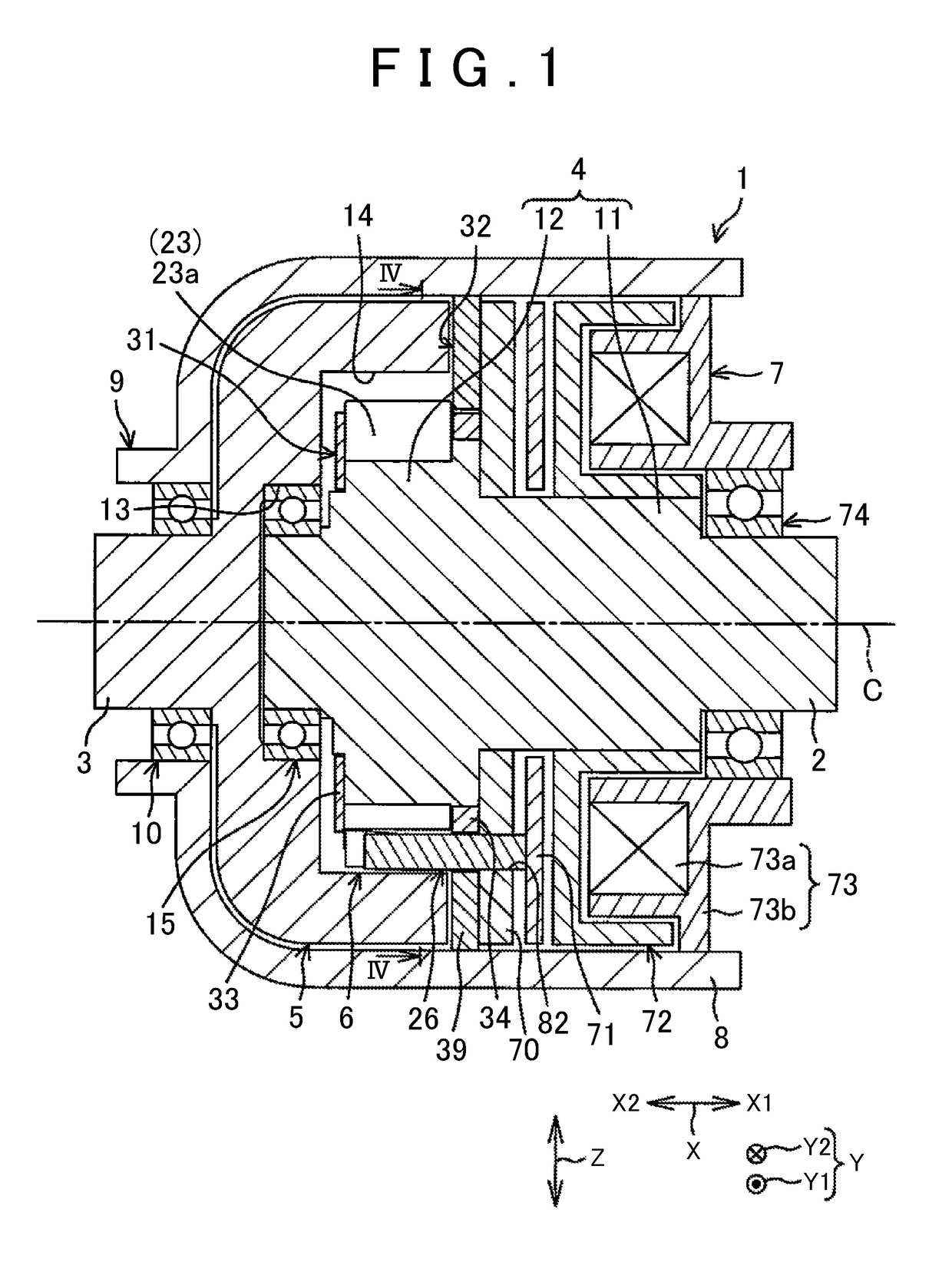 Driving force transmission device