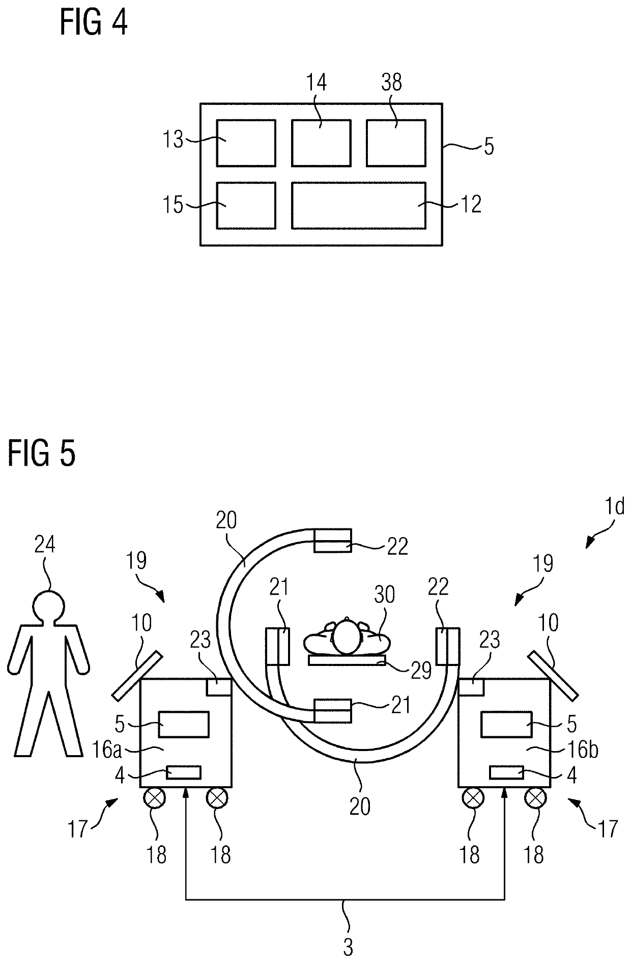 X-ray assembly including a plurality of x-ray facilities