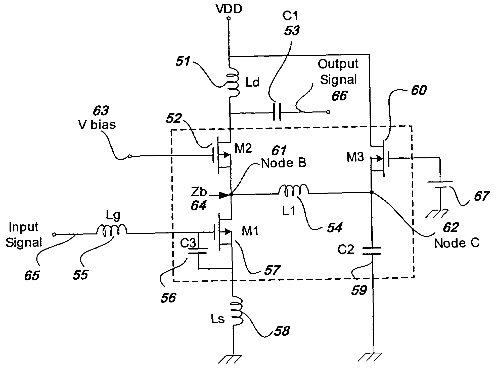 Low noise amplifier for wireless communications