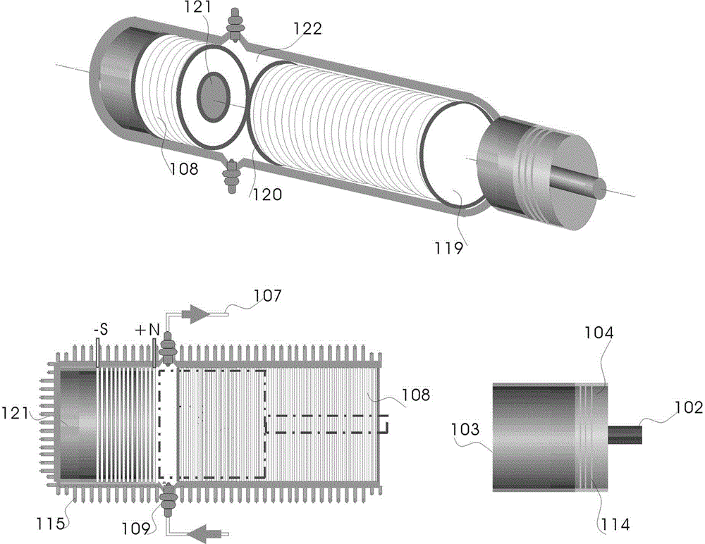 Automobile with electromagnetic electricity generators and engine