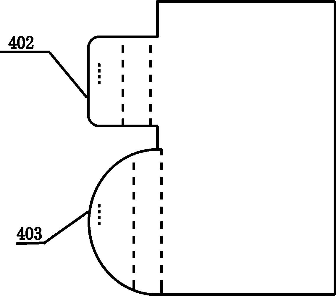 Adhesive tape-free expressage packing box capable of used by multiple times