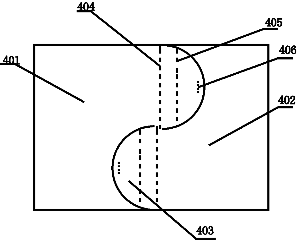 Adhesive tape-free expressage packing box capable of used by multiple times