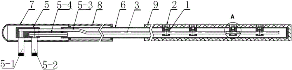 Novel denitration nozzle base, multinozzle denitration spray gun barrel and denitration spray gun