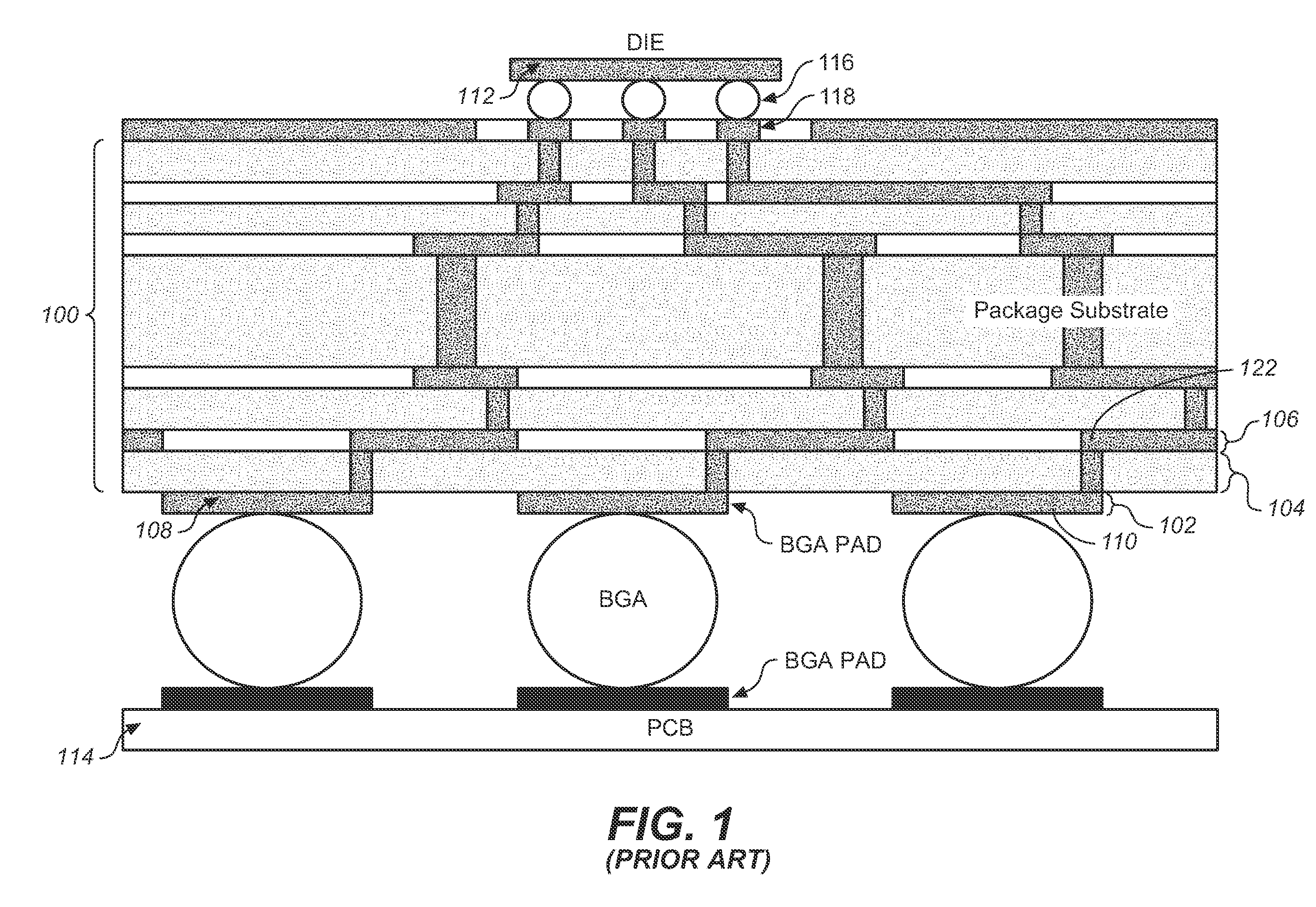 Device for minimizing differential pair length mismatch and impedance discontinuities in an integrated circuit package design