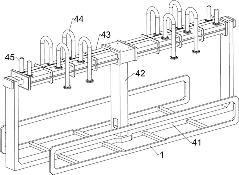 Treatment device for refining asphalt from petroleum by using air blowing method