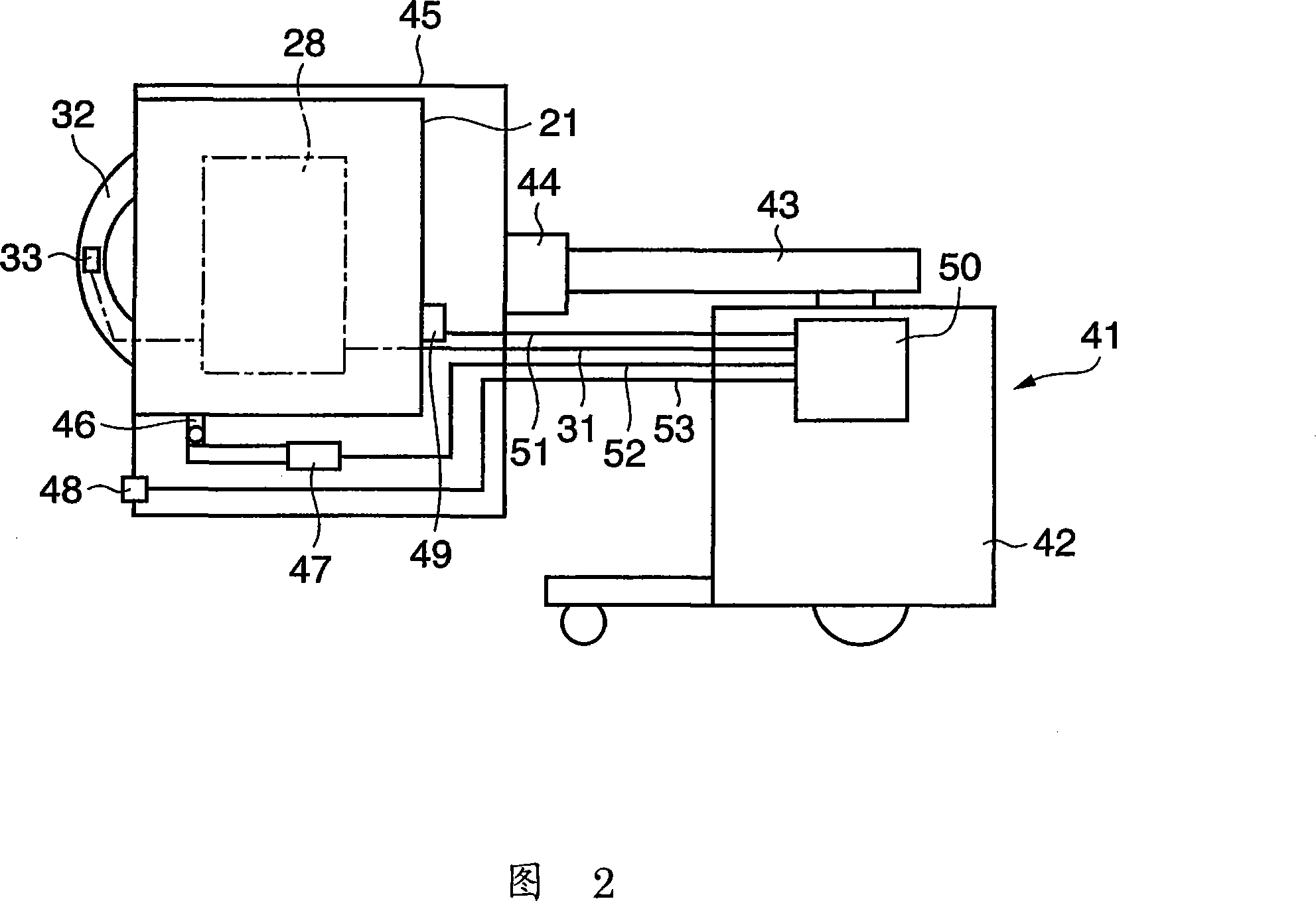 Radiographic imaging apparatus, imaging unit and radiographic imaging system