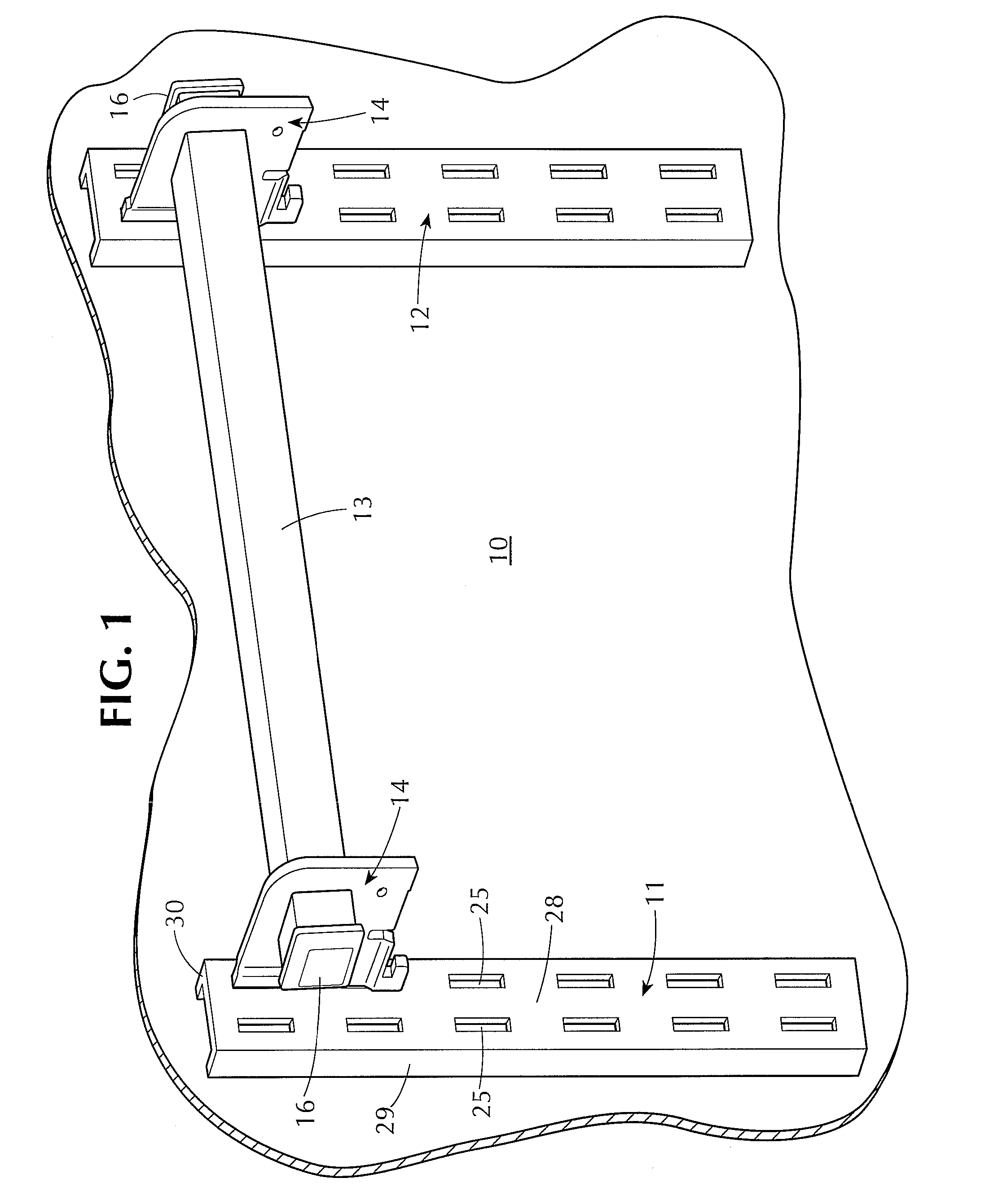 Display bar assembly for merchandising displays