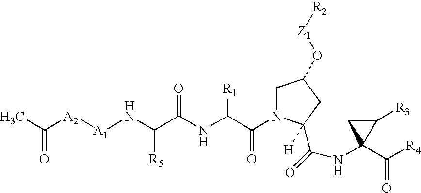 Novel peptidomimetic NS3-serine protease inhibitors of hepatitis C virus