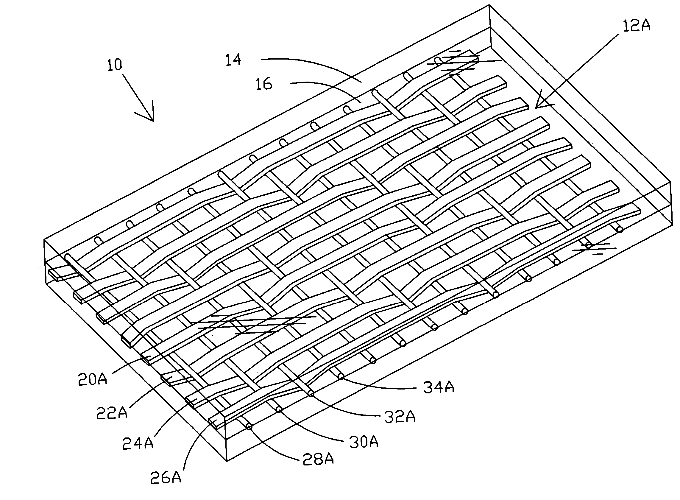 Wire mesh panel and method