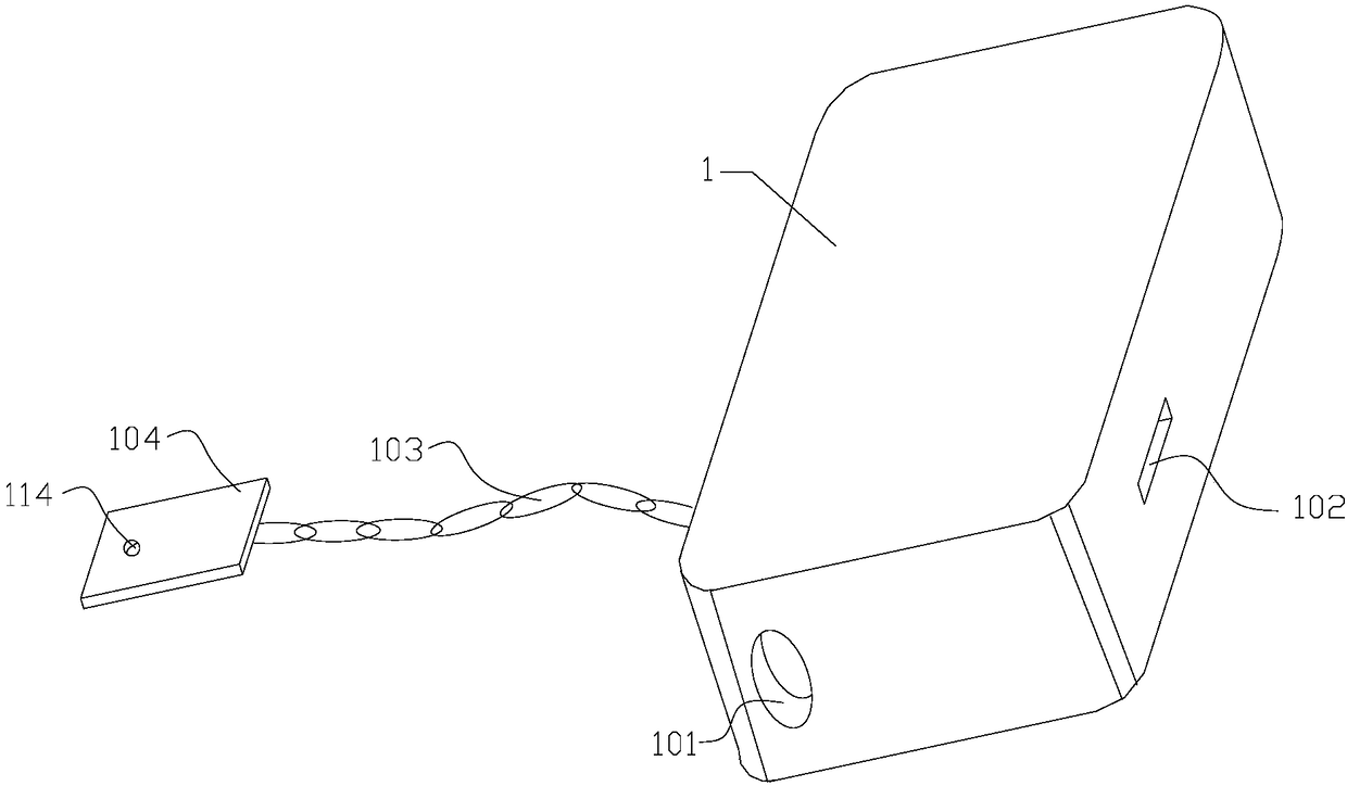 Supermarket shopping cart lock and supermarket shopping cart management system comprising supermarket shopping cart lock