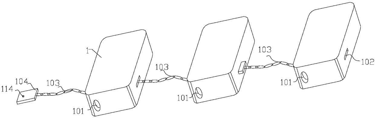 Supermarket shopping cart lock and supermarket shopping cart management system comprising supermarket shopping cart lock