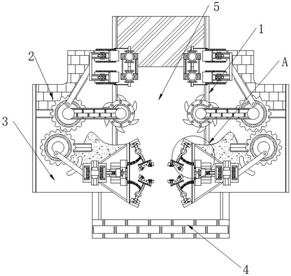 High-performance self-suction solid treatment garbage pump convenient for self-cleaning