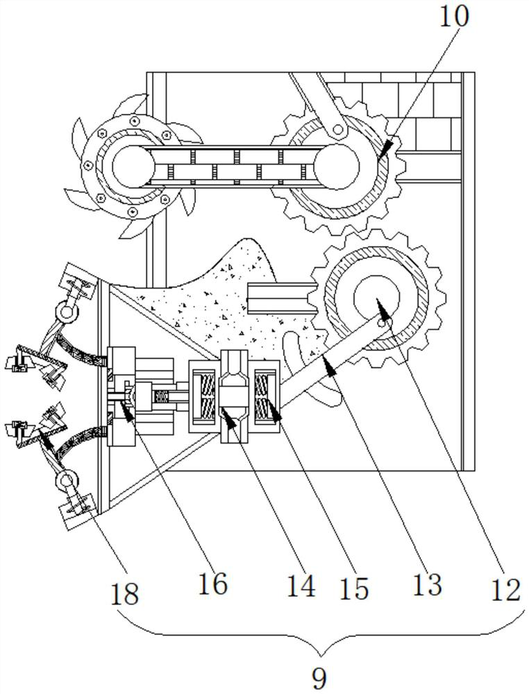 High-performance self-suction solid treatment garbage pump convenient for self-cleaning