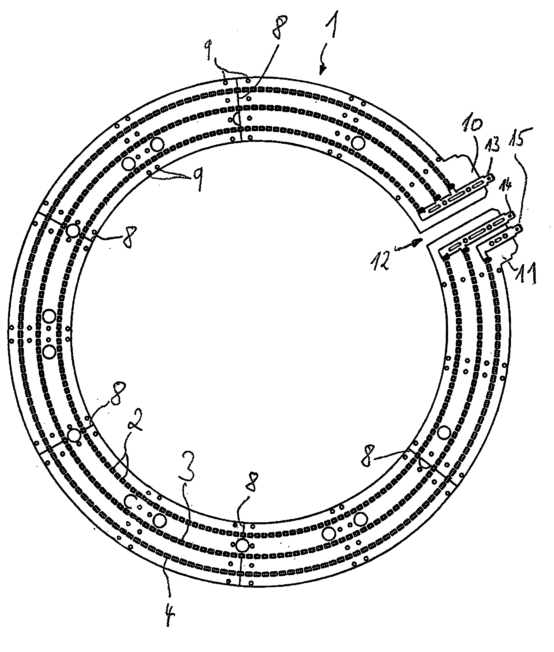 Electric heater for a clothes dryer